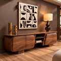Kestrel Sculptural Solid Wood TV Stand - Design 190 - original main view
