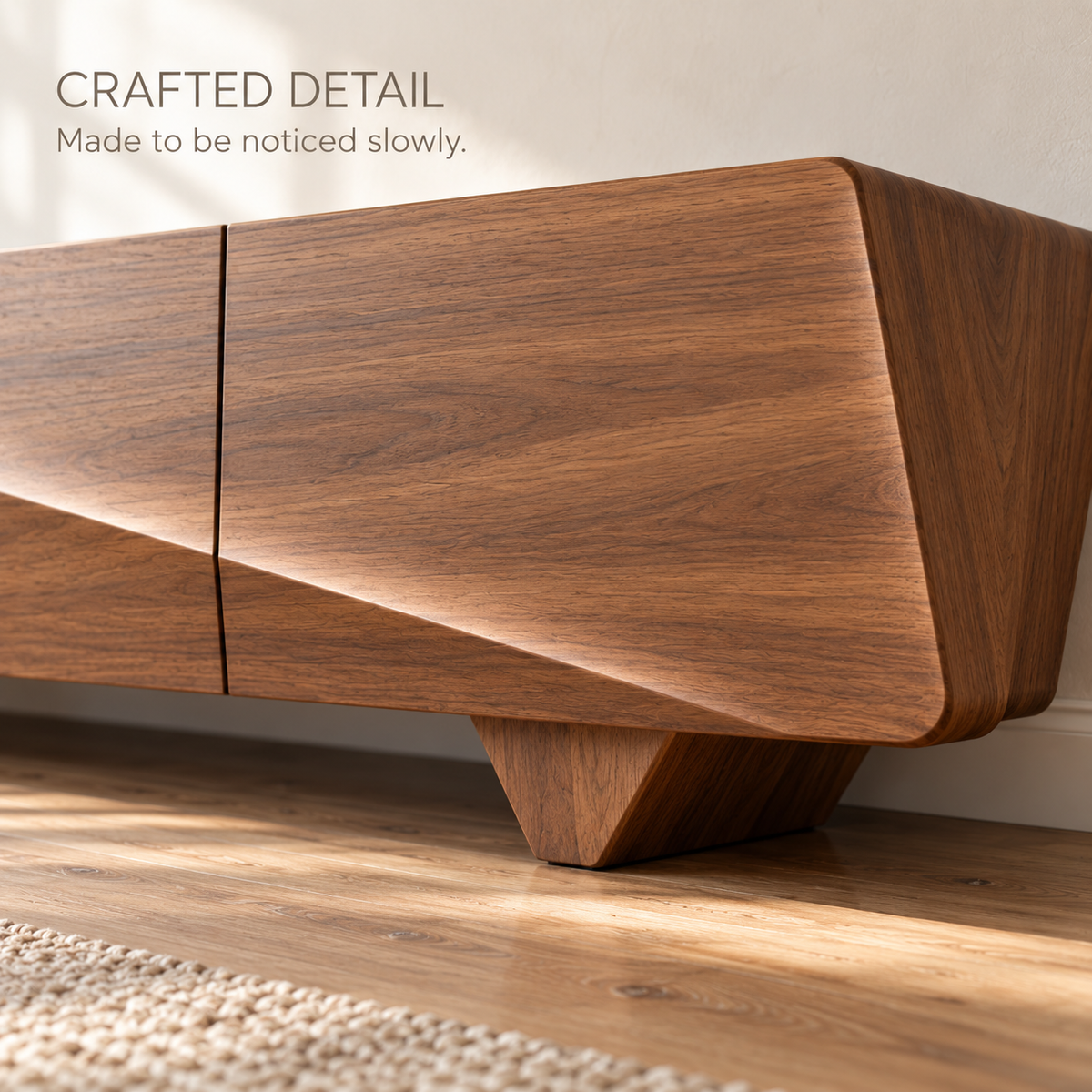 Longford Sculptural Solid Wood TV Stand - Design 191 - product detail 5