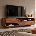 Maplehurst Sculptural Solid Wood TV Stand - Design 192 - original main view
