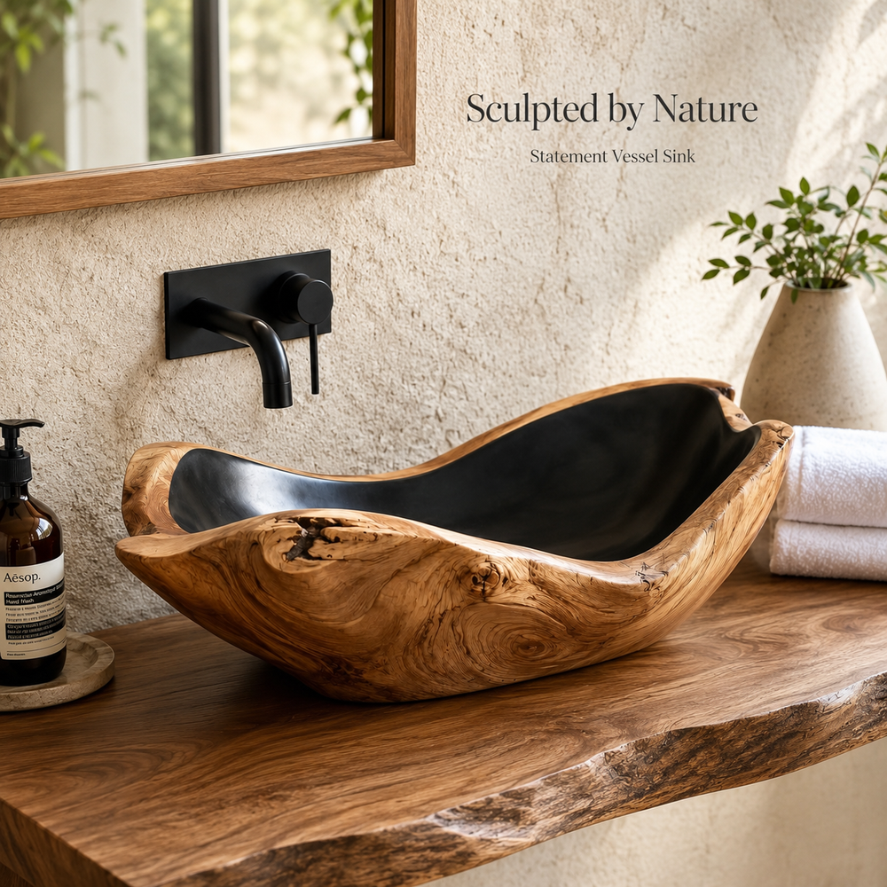 Arden Natural Stone Vessel Sink - Design 001 - product image 02
