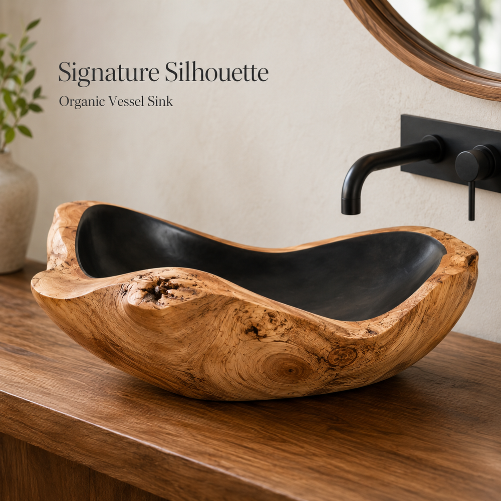 Arden Natural Stone Vessel Sink - Design 001 - product image 03