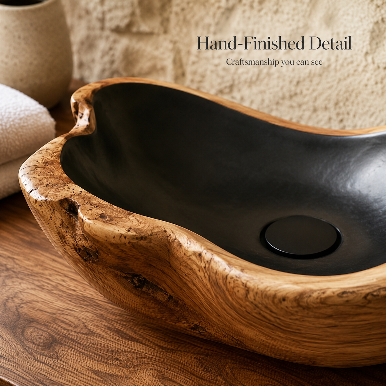 Arden Natural Stone Vessel Sink - Design 001 - product image 06