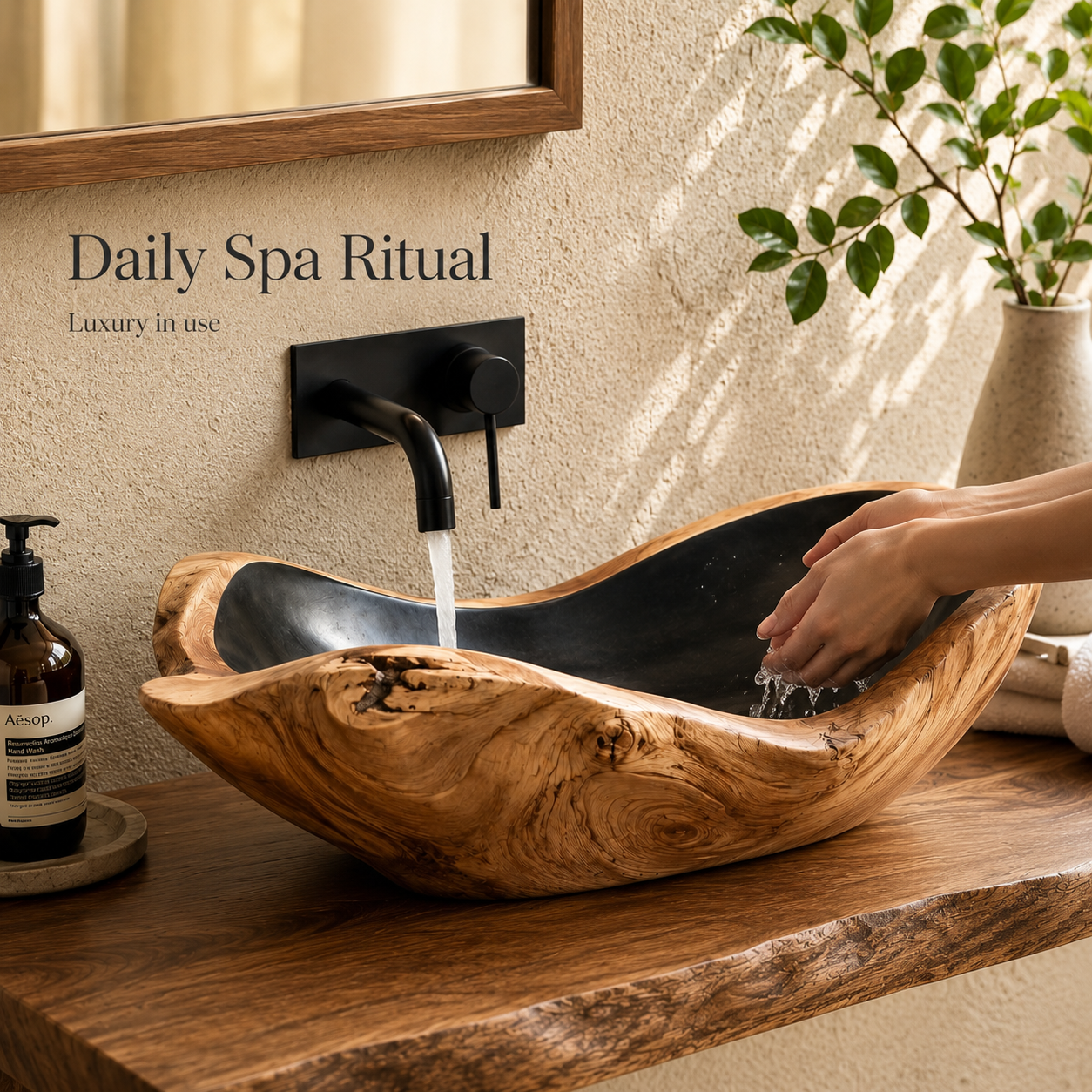 Arden Natural Stone Vessel Sink - Design 001 - product image 07
