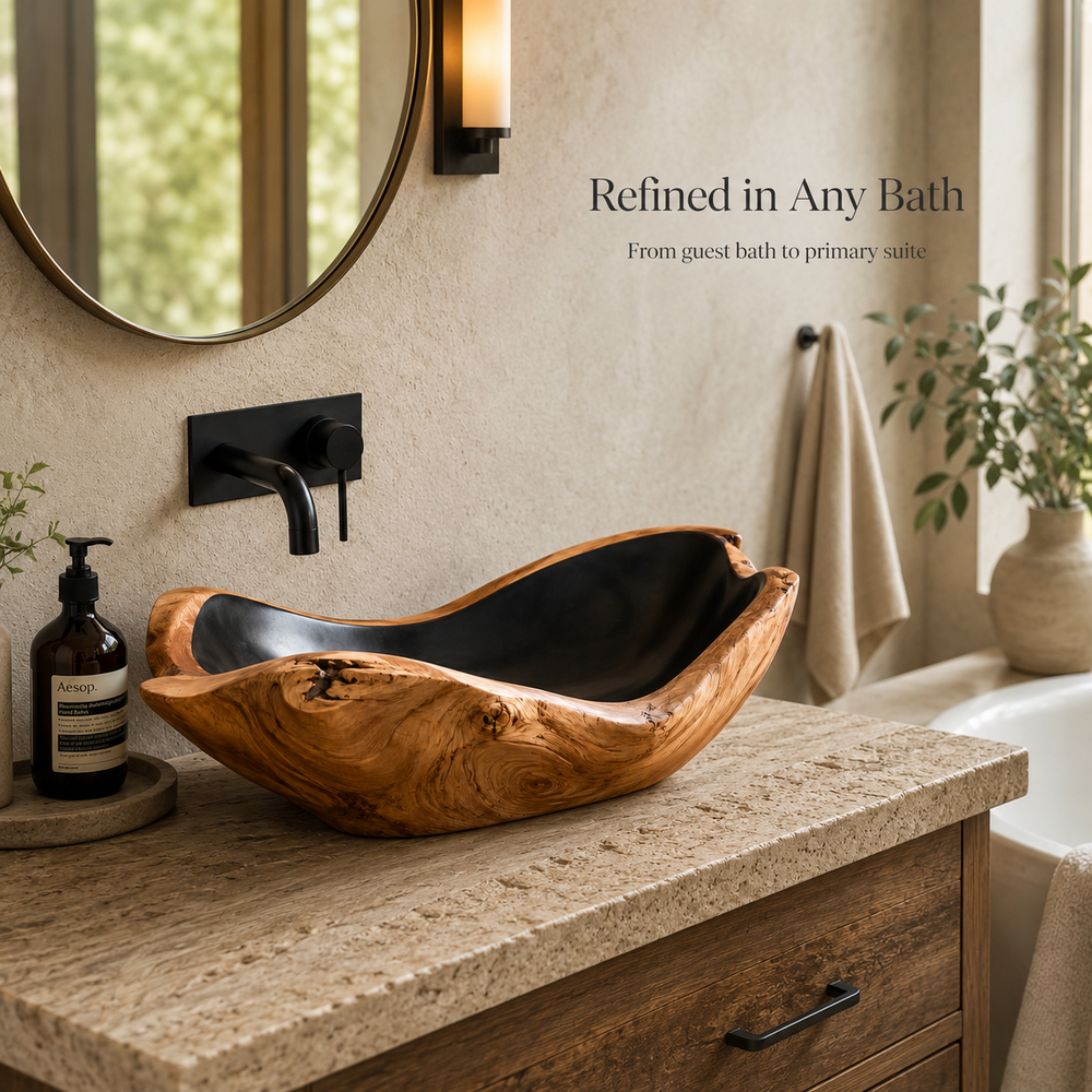 Arden Natural Stone Vessel Sink - Design 001 - product image 10