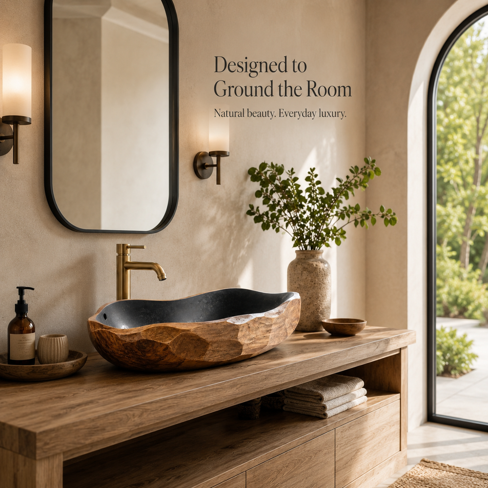 Mira Sculptural Bathroom Vessel Sink - Design 002 - product image 04