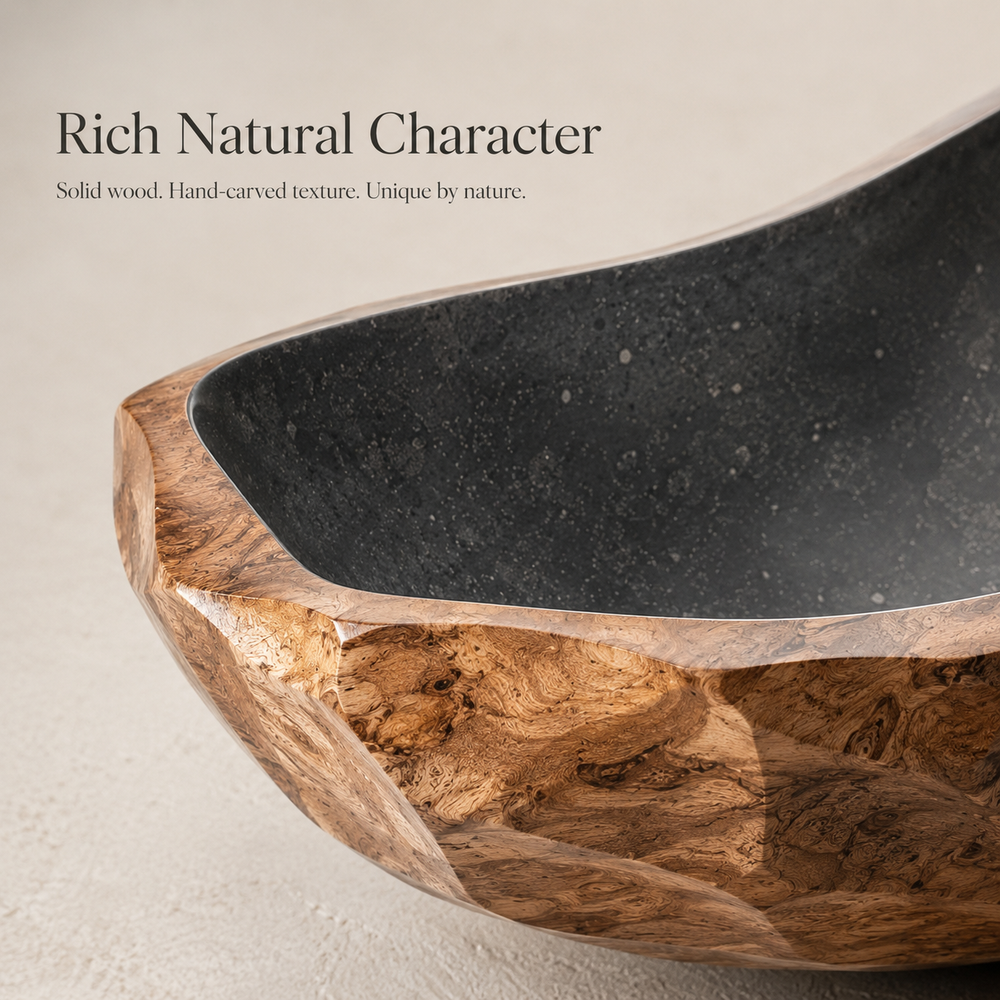 Mira Sculptural Bathroom Vessel Sink - Design 002 - product image 05