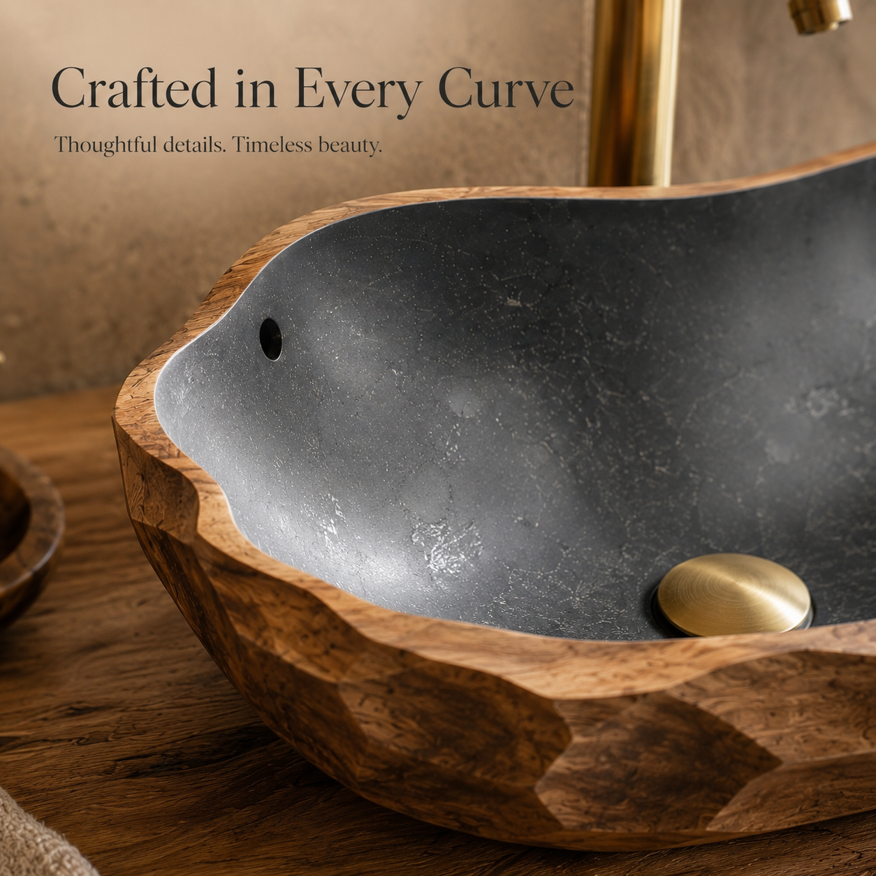 Mira Sculptural Bathroom Vessel Sink - Design 002 - product image 06