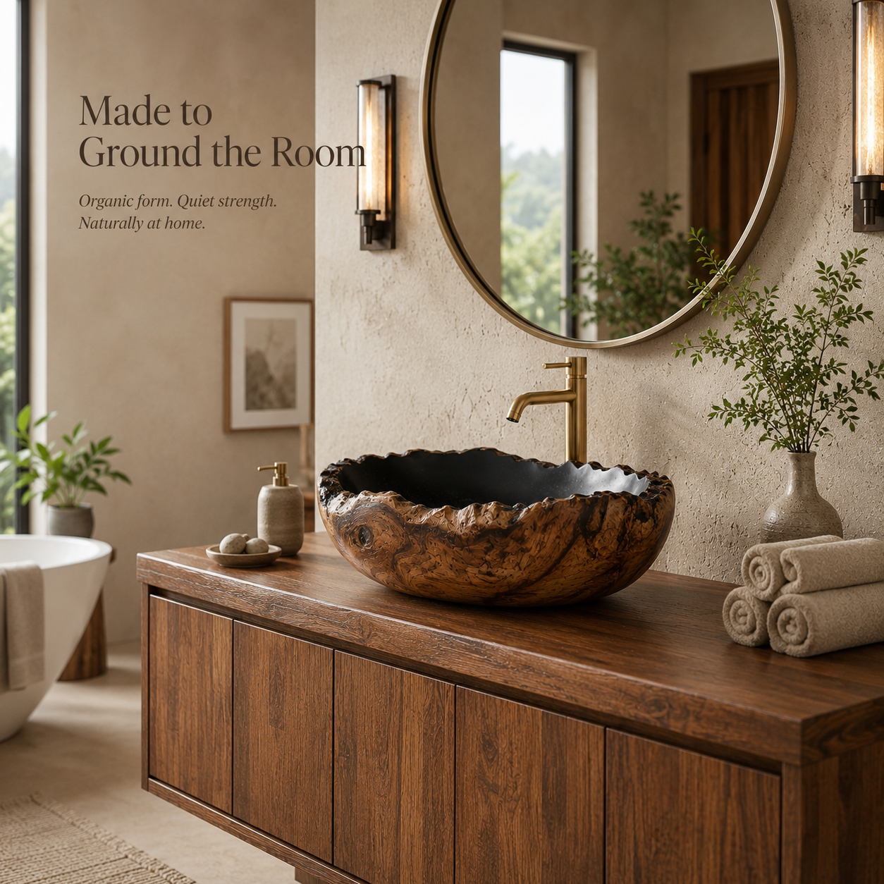 Calder Organic Modern Vessel Sink - Design 003 - product image 04
