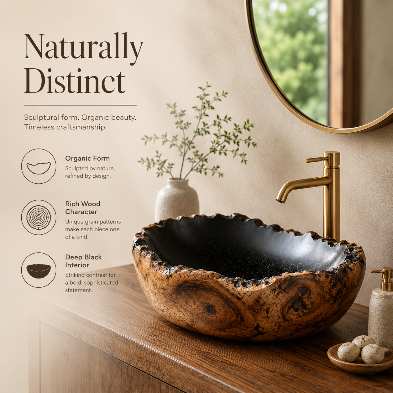 Calder Organic Modern Vessel Sink - Design 003 - product image 09