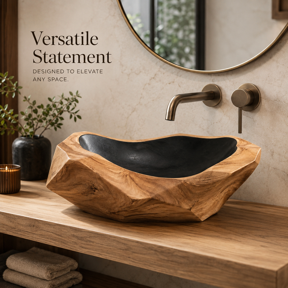 Elara Rounded Bathroom Sink - Design 005 - product image 10