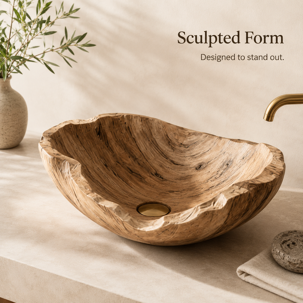 Liora Hand-Finished Vessel Sink - Design 008 - product image 03