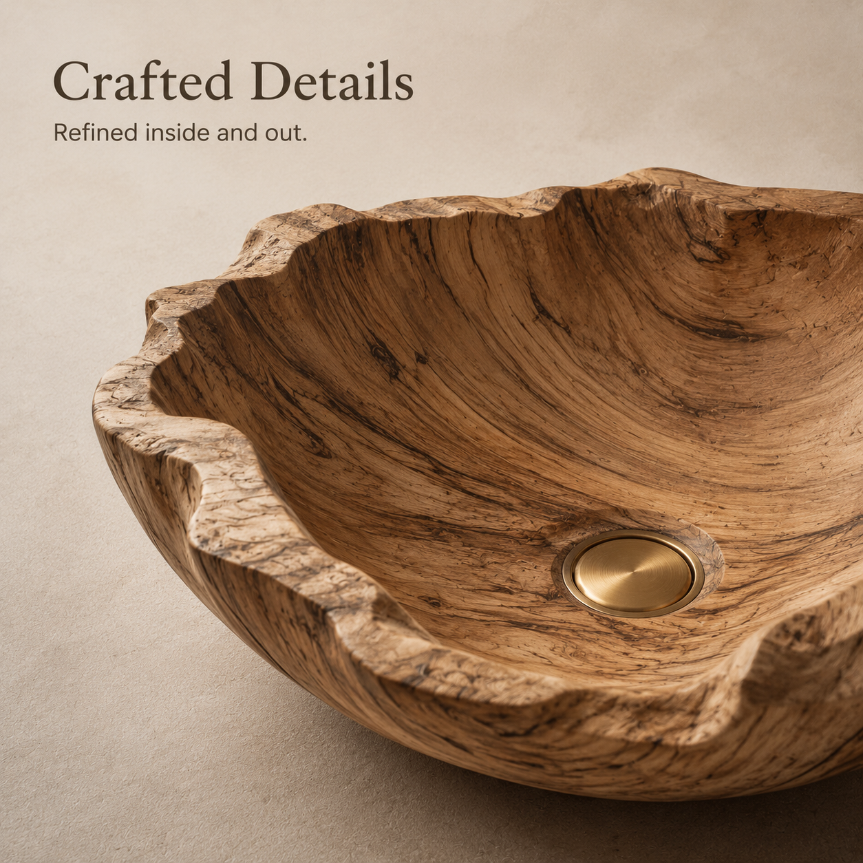 Liora Hand-Finished Vessel Sink - Design 008 - product image 06