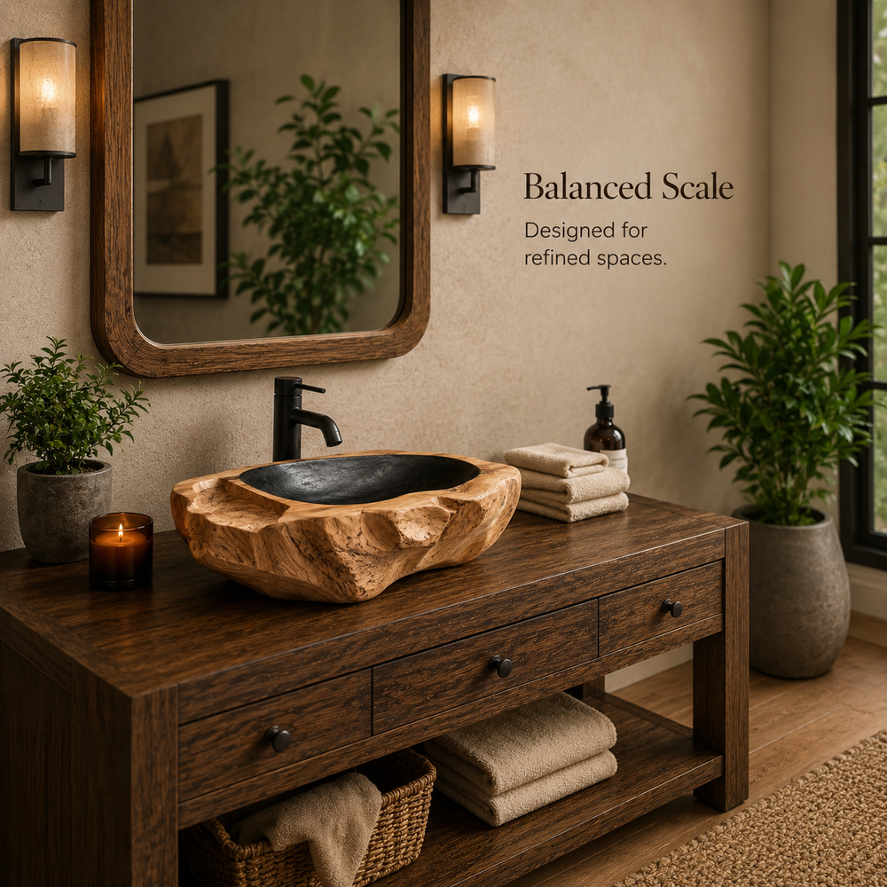 Mira Sculptural Bathroom Vessel Sink - Design 010 - product image 04