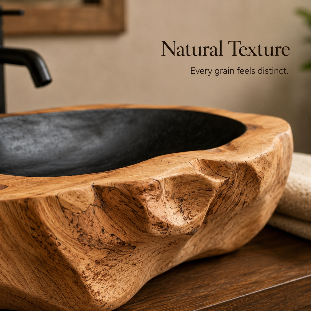 Mira Sculptural Bathroom Vessel Sink - Design 010 - product image 05