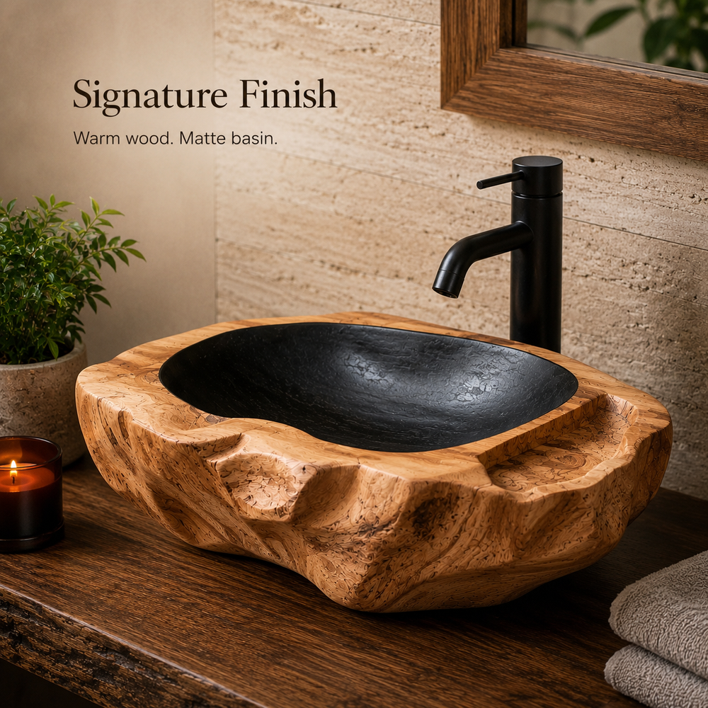 Mira Sculptural Bathroom Vessel Sink - Design 010 - product image 11