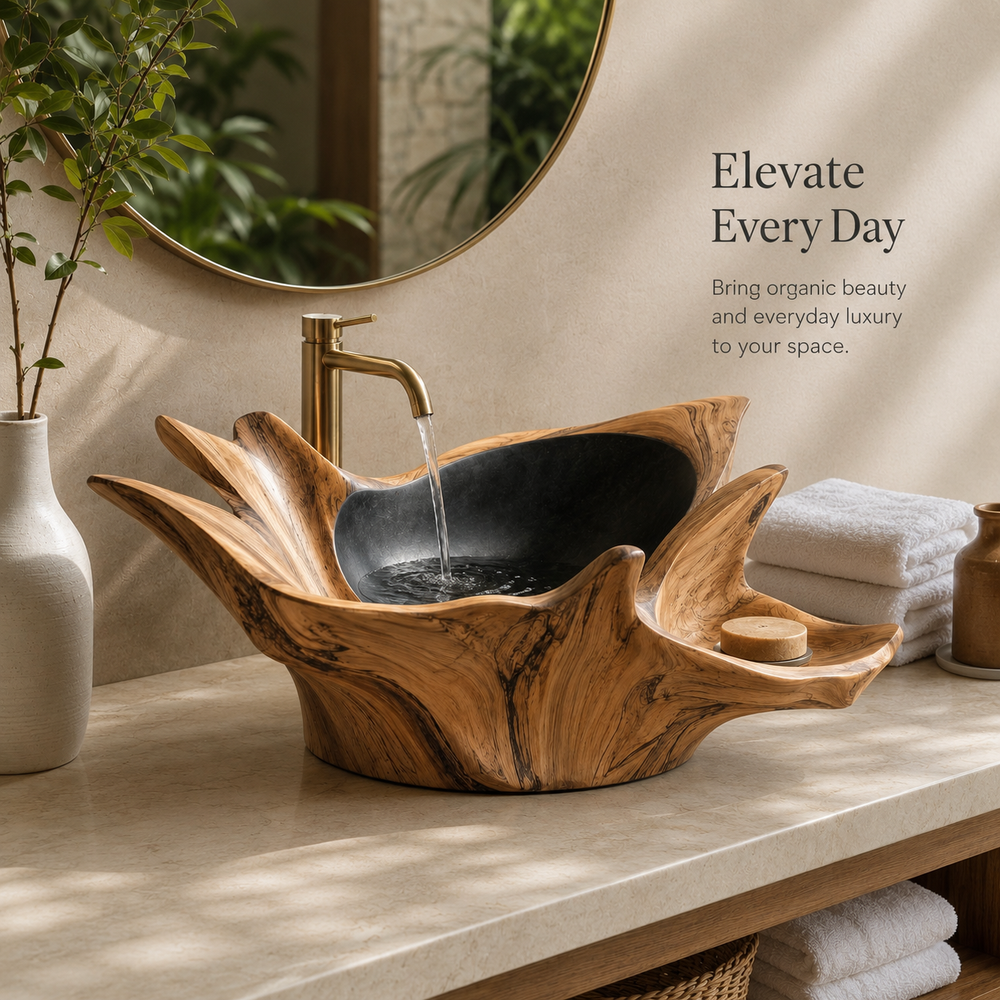 Calder Organic Modern Vessel Sink - Design 011 - product image 05