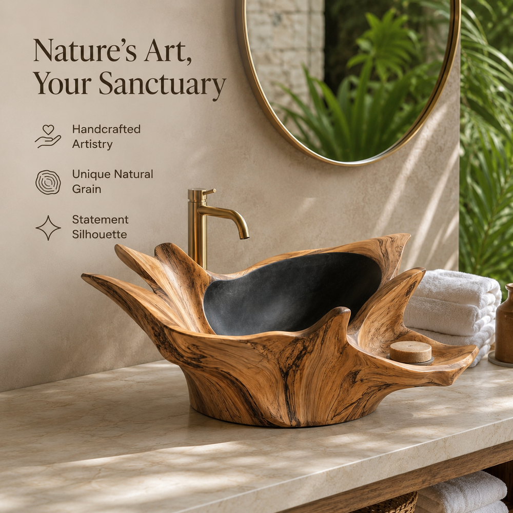 Calder Organic Modern Vessel Sink - Design 011 - product image 07