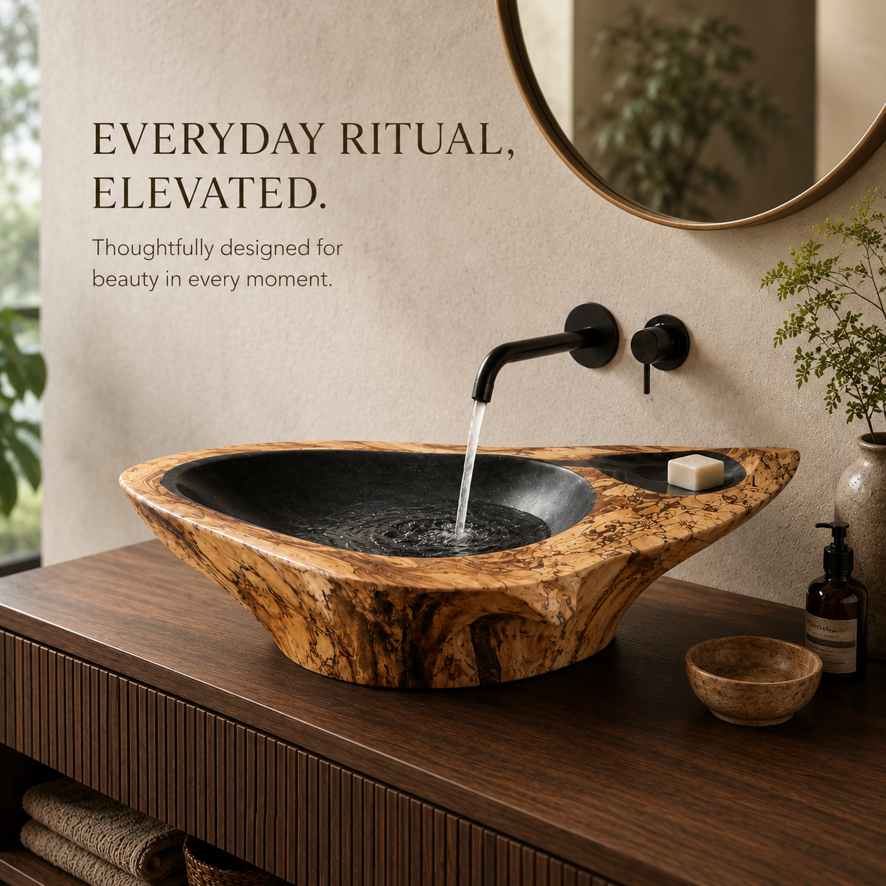 Soren Stone Vanity Vessel Sink - Design 012 - product image 05