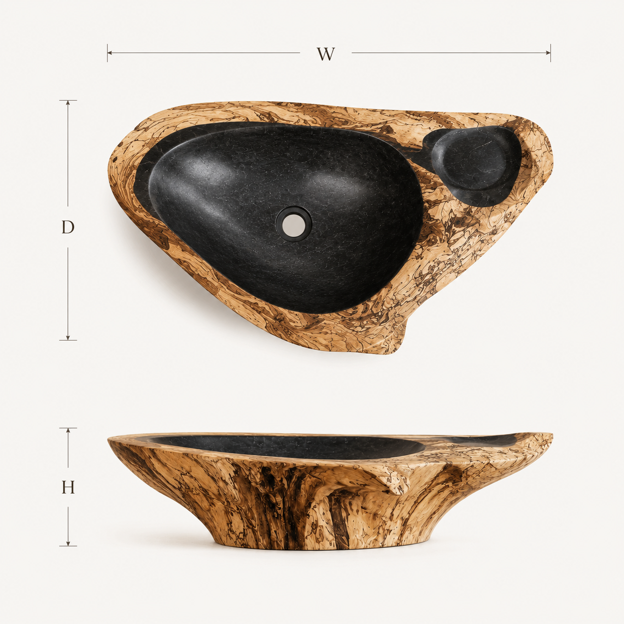 Soren Stone Vanity Vessel Sink - Design 012 - product image 06
