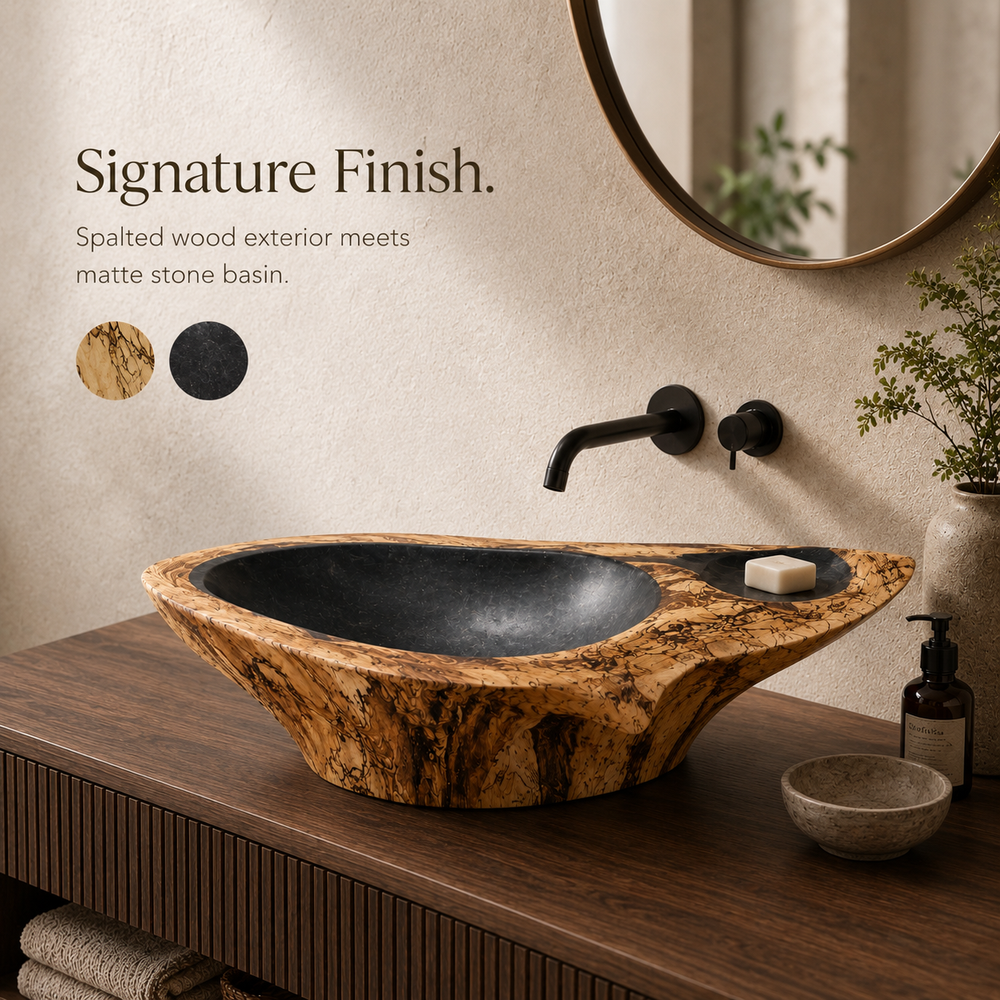Soren Stone Vanity Vessel Sink - Design 012 - product image 09