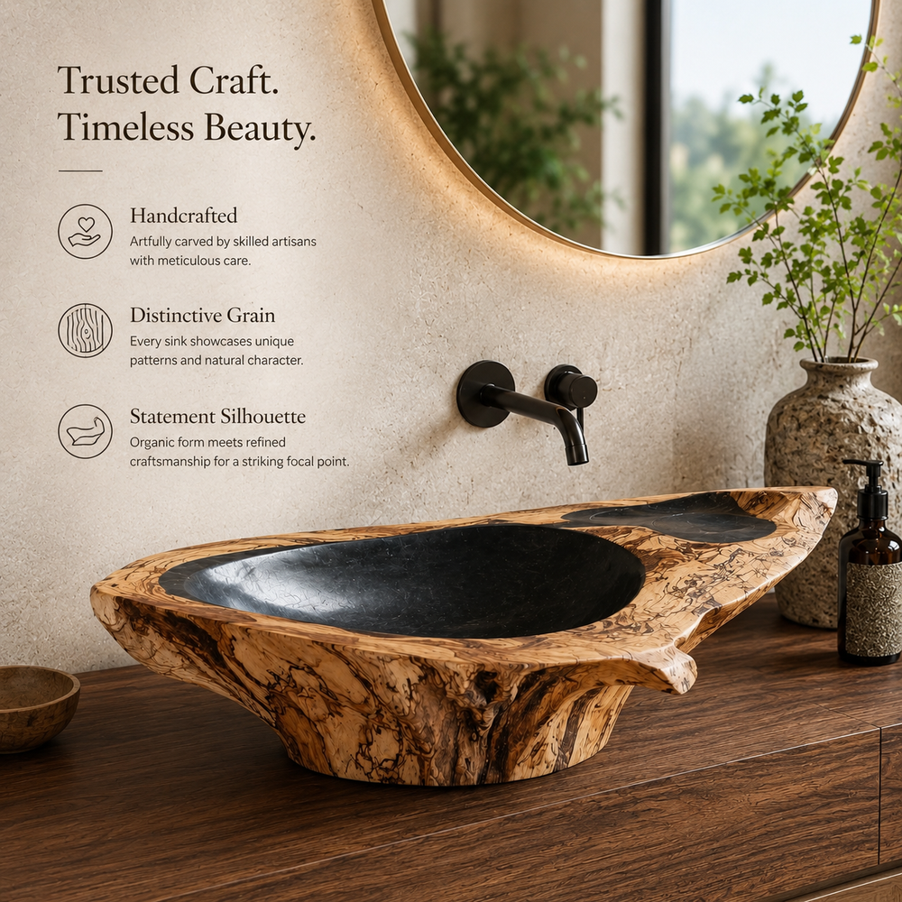Soren Stone Vanity Vessel Sink - Design 012 - product image 10