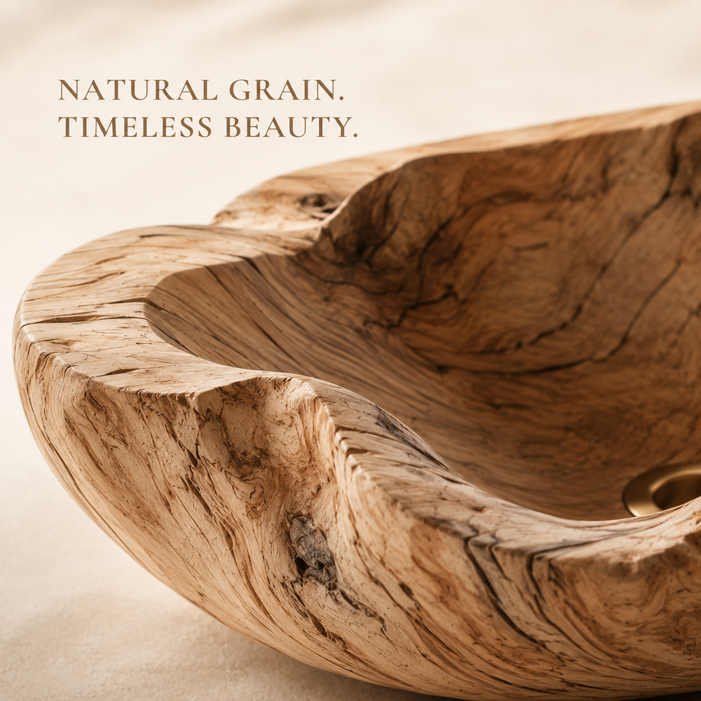 Nolan Warm Stone Vessel Sink - Design 015 - product image 05