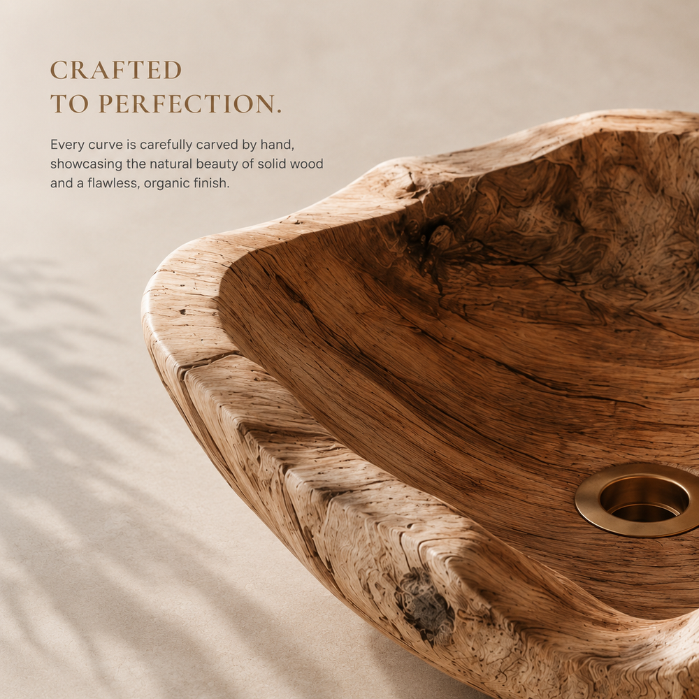 Nolan Warm Stone Vessel Sink - Design 015 - product image 06
