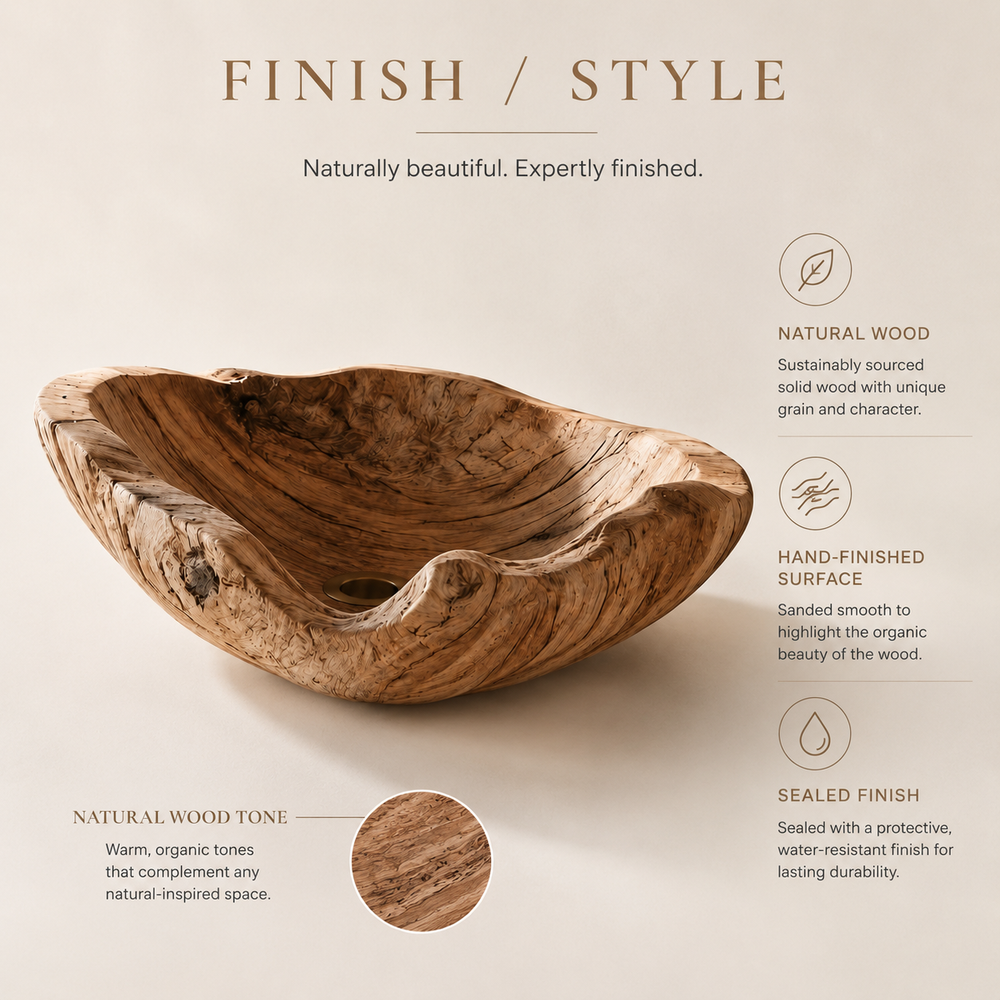 Nolan Warm Stone Vessel Sink - Design 015 - product image 11