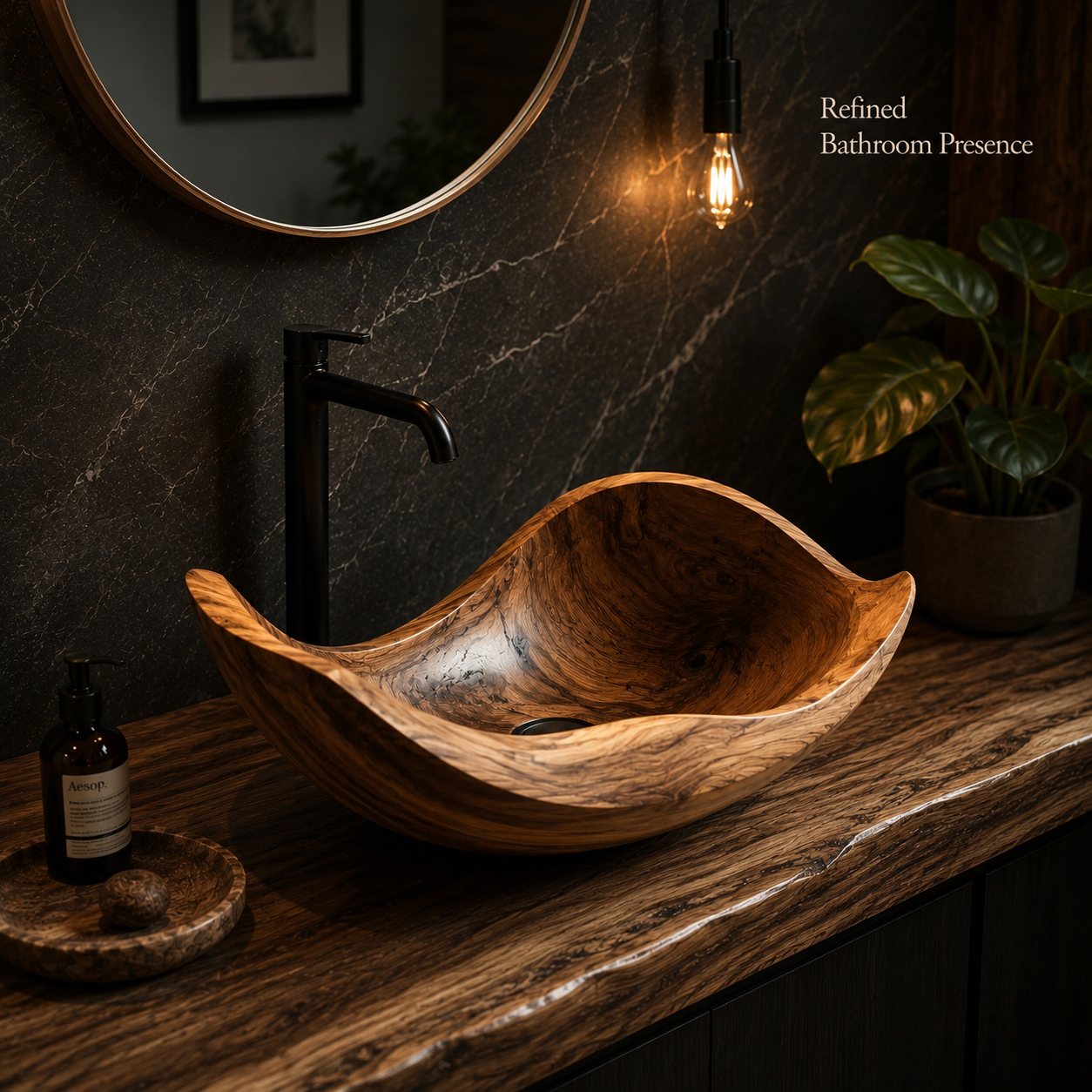 Liora Hand-Finished Vessel Sink - Design 016 - product image 03