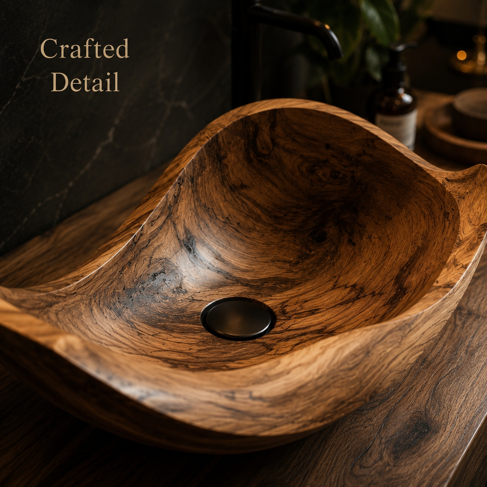 Liora Hand-Finished Vessel Sink - Design 016 - product image 05