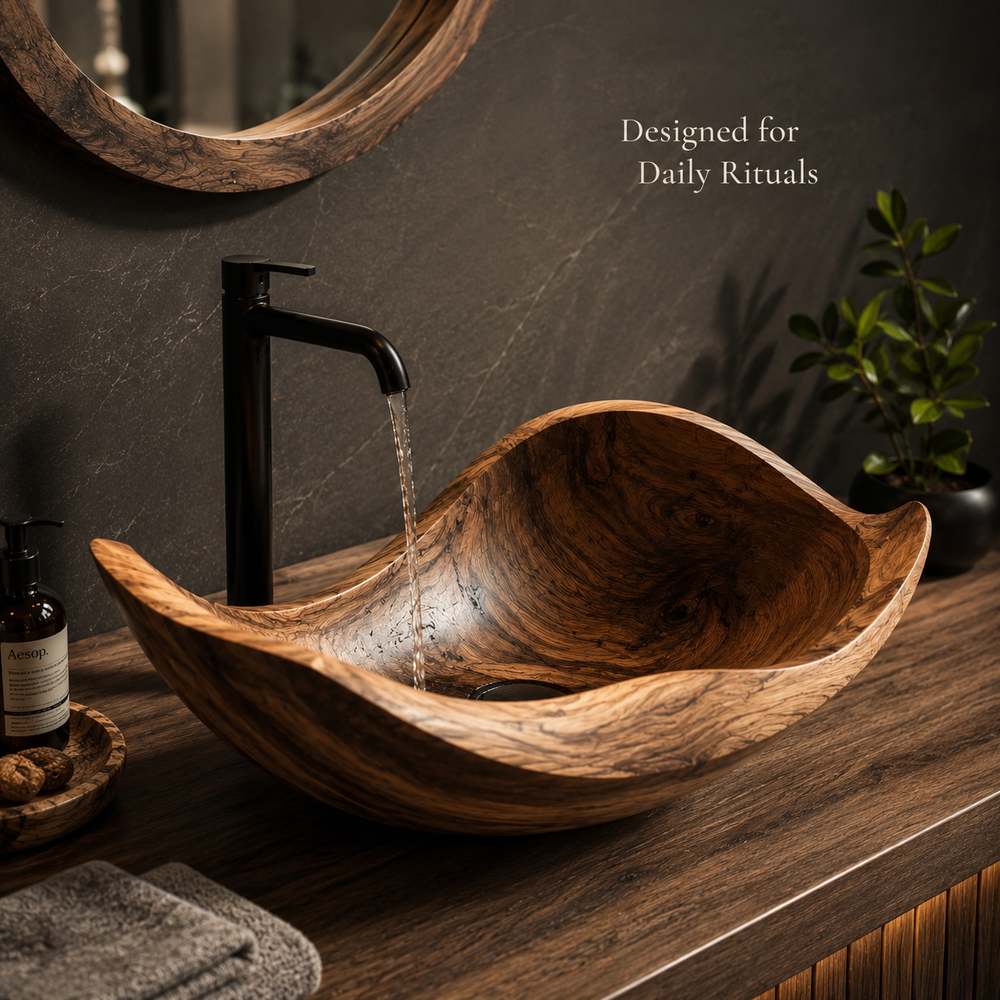 Liora Hand-Finished Vessel Sink - Design 016 - product image 06