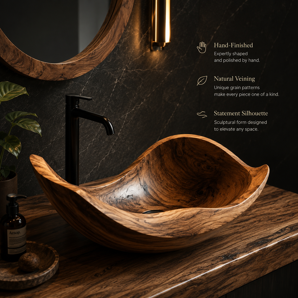 Liora Hand-Finished Vessel Sink - Design 016 - product image 08