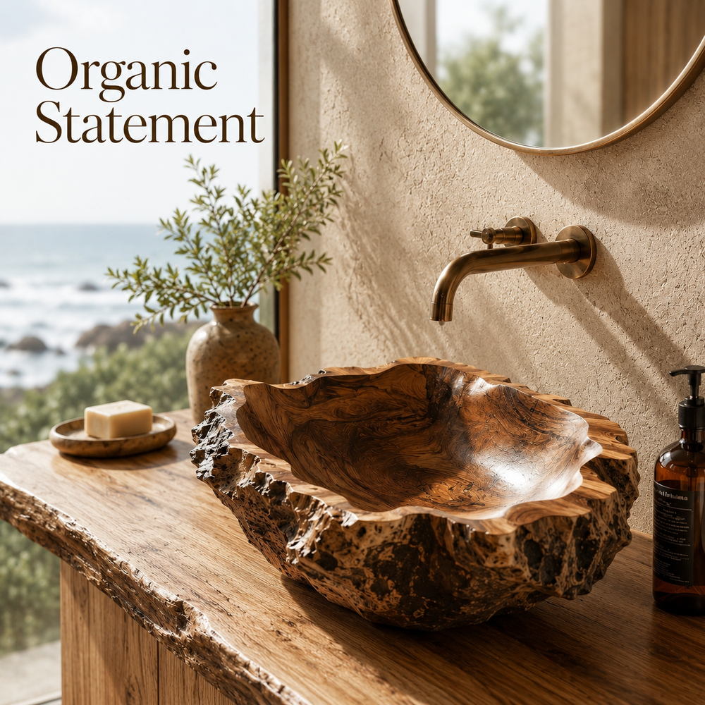 Arden Natural Stone Vessel Sink - Design 017 - product image 02