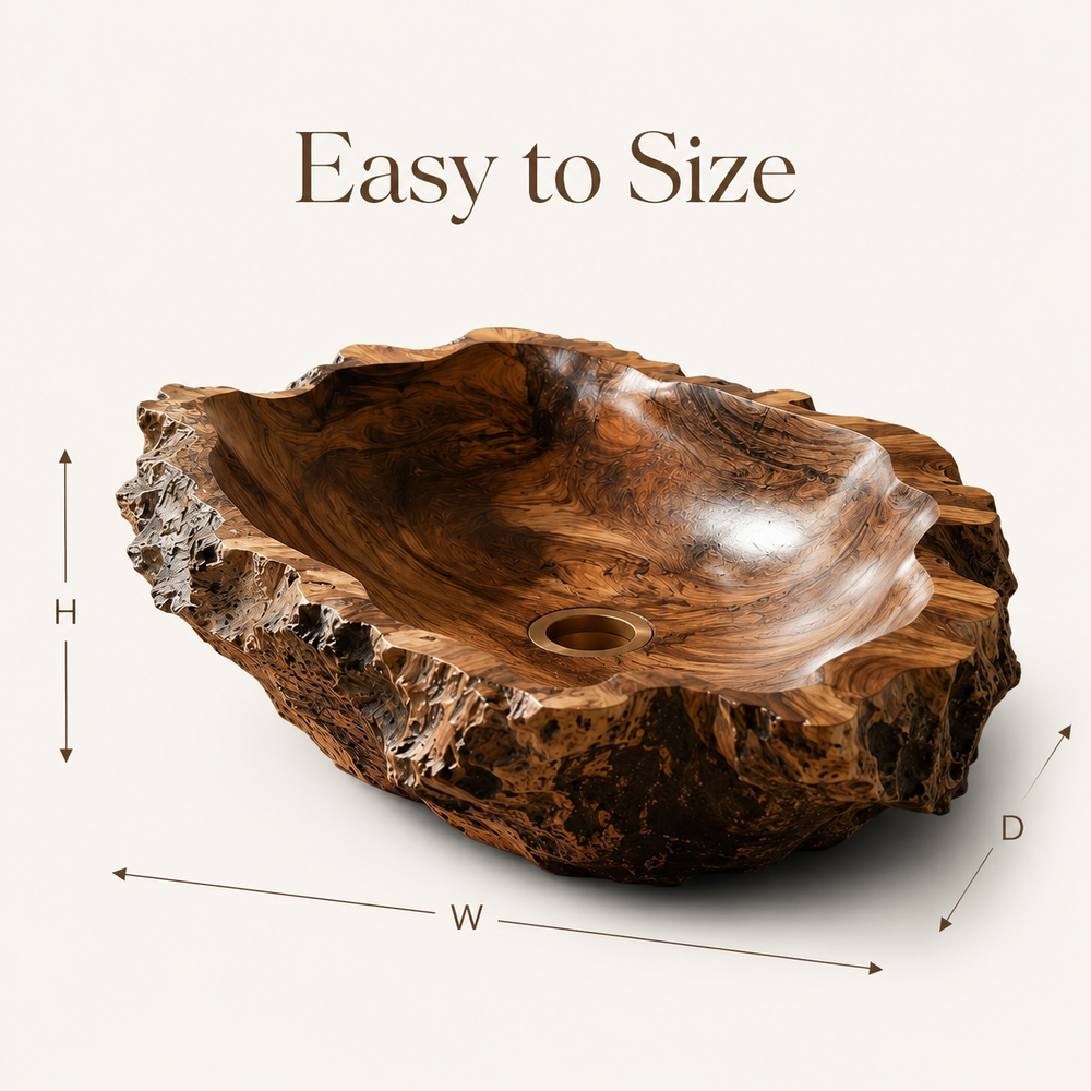 Arden Natural Stone Vessel Sink - Design 017 - product image 08
