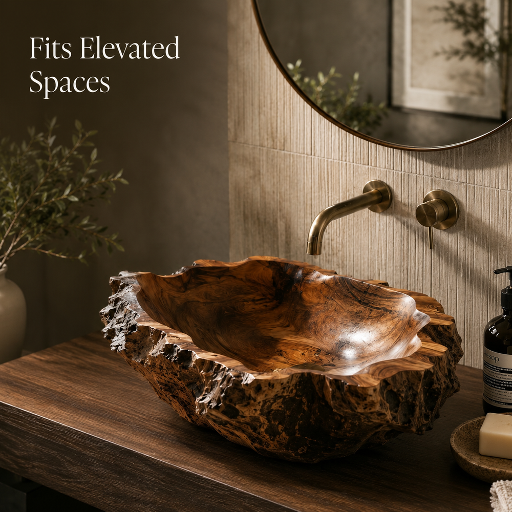 Arden Natural Stone Vessel Sink - Design 017 - product image 10