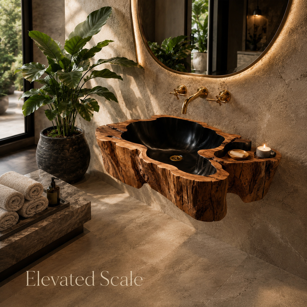 Mira Sculptural Bathroom Vessel Sink - Design 018 - product image 04