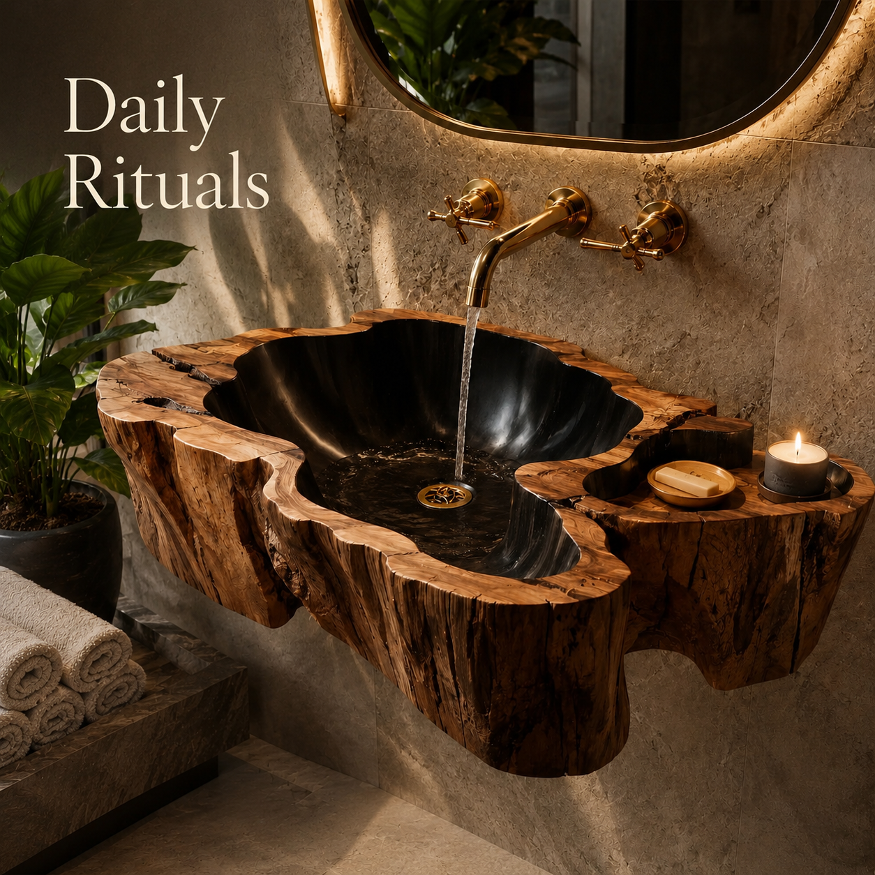 Mira Sculptural Bathroom Vessel Sink - Design 018 - product image 07