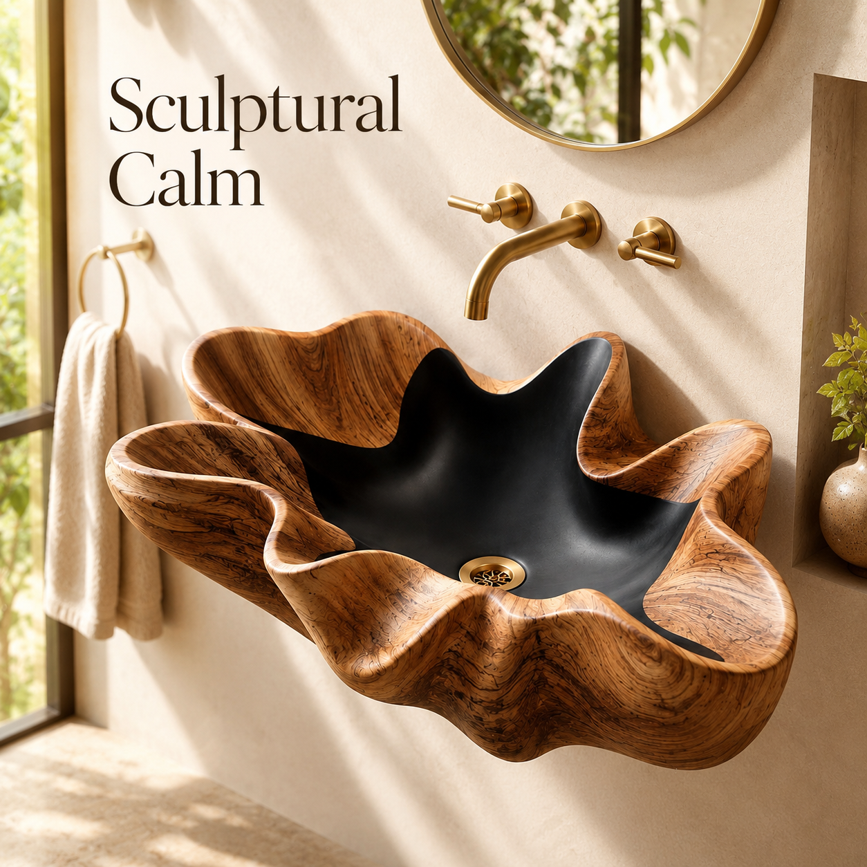 Calder Organic Modern Vessel Sink - Design 019 - product image 02