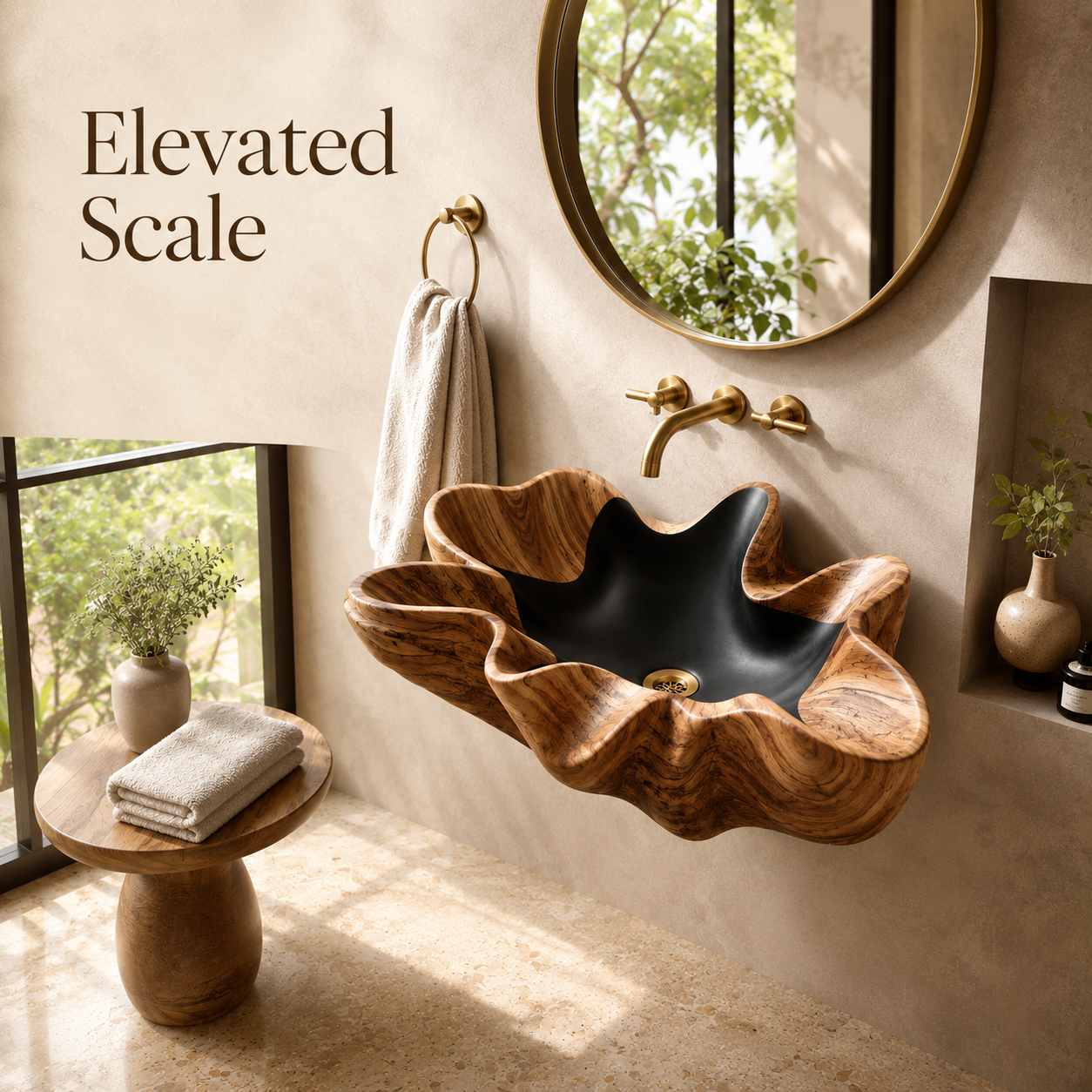 Calder Organic Modern Vessel Sink - Design 019 - product image 04