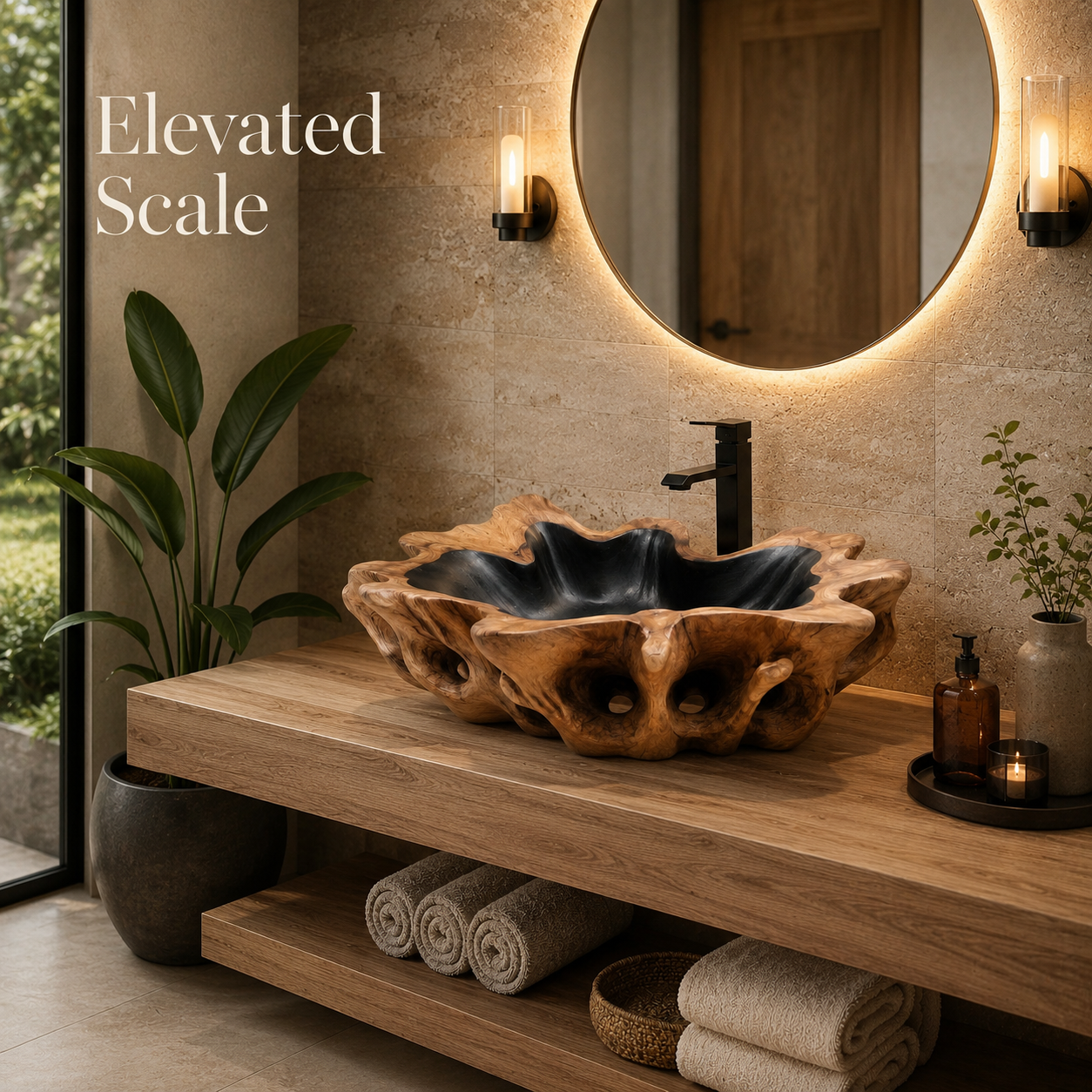 Soren Stone Vanity Vessel Sink - Design 020 - product image 04