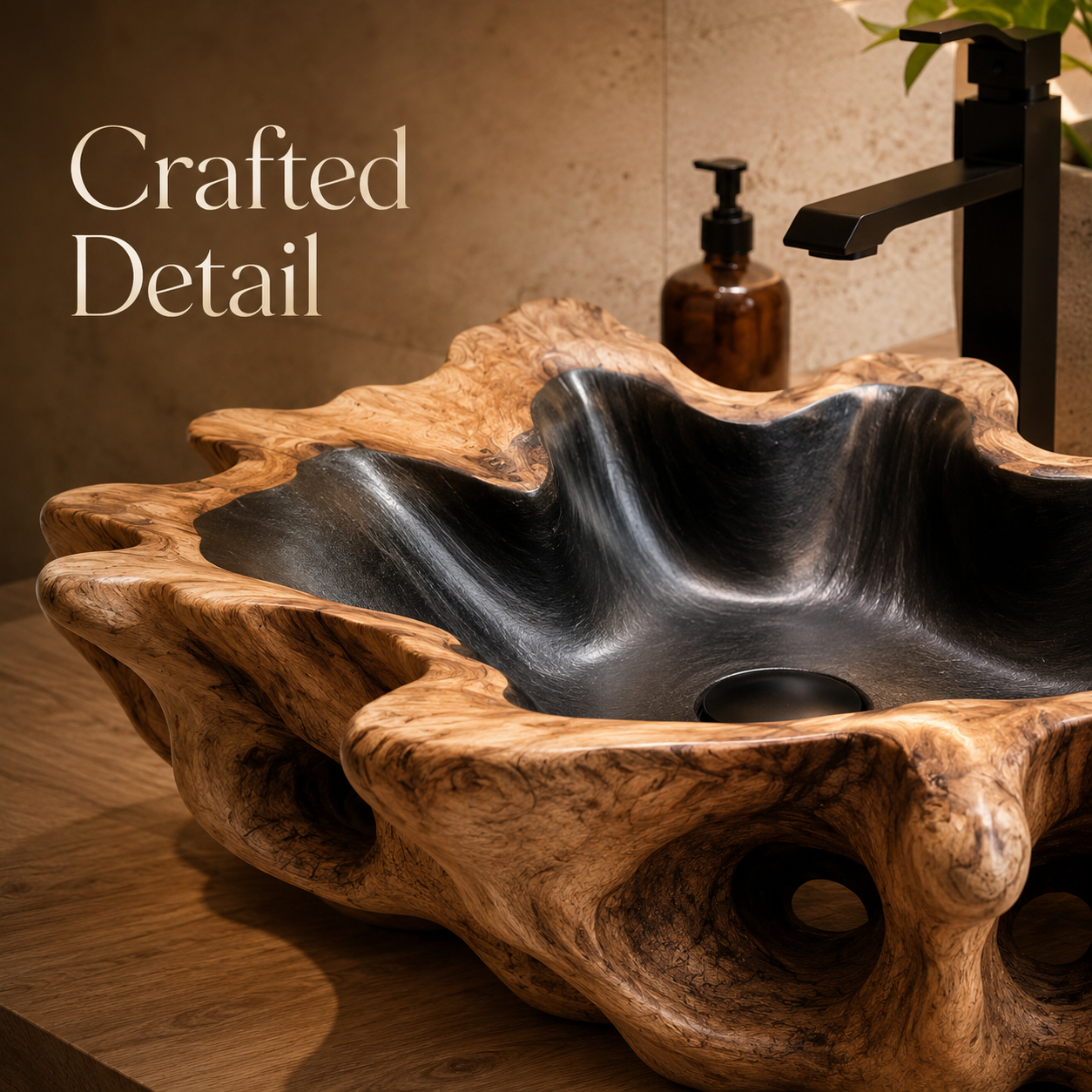 Soren Stone Vanity Vessel Sink - Design 020 - product image 06