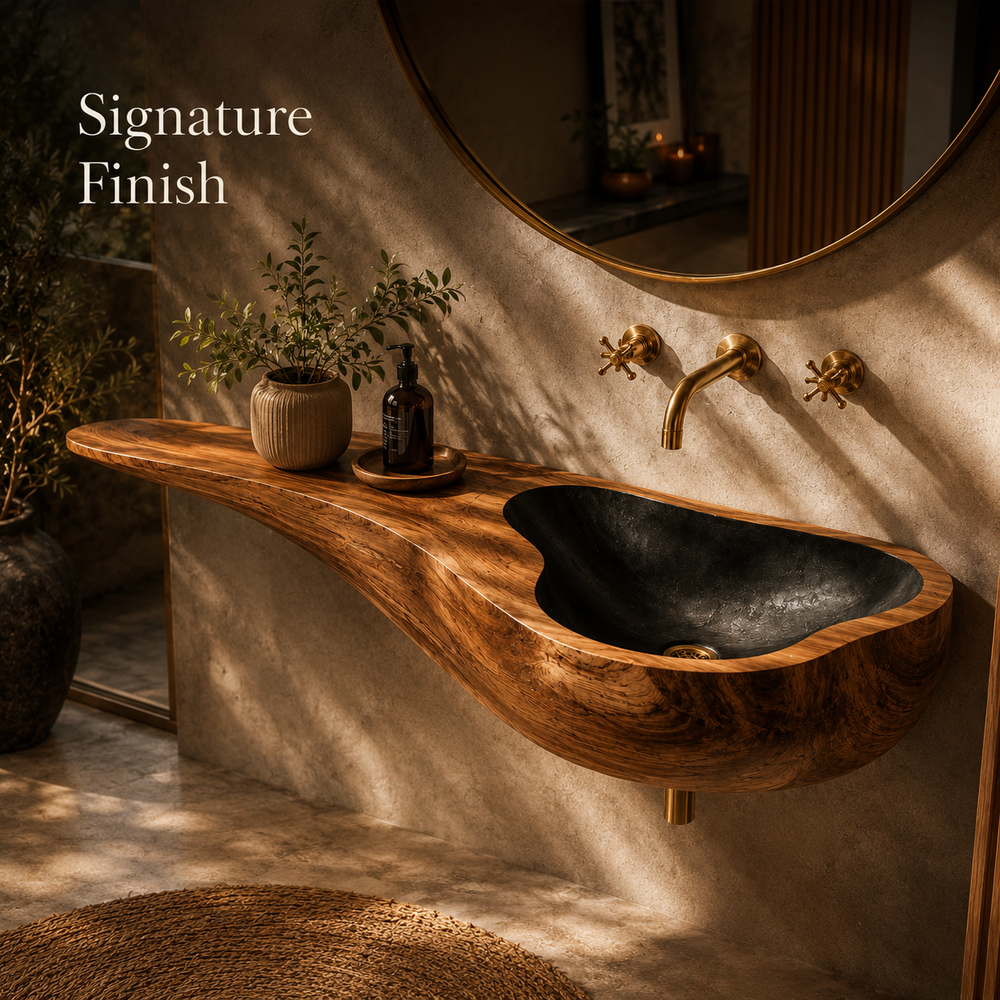 Elara Rounded Bathroom Sink - Design 021 - product image 11