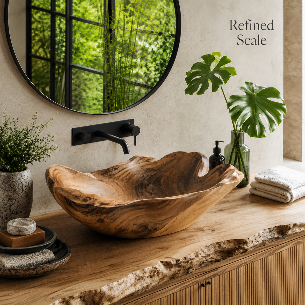 Nolan Warm Stone Vessel Sink - Design 023 - product image 04