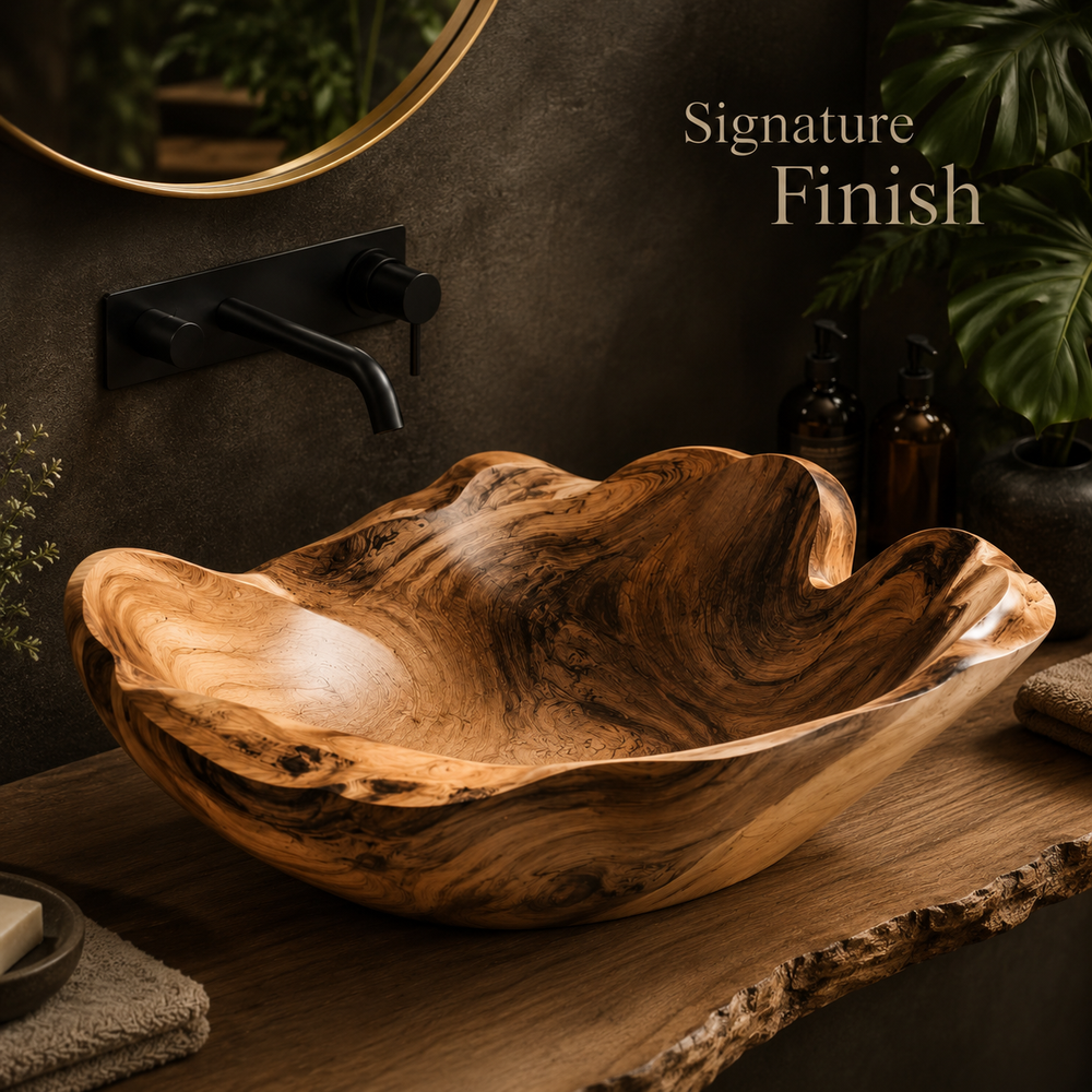 Nolan Warm Stone Vessel Sink - Design 023 - product image 11