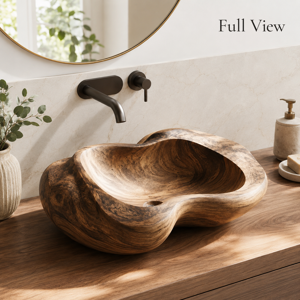 Liora Hand-Finished Vessel Sink - Design 024 - product image 03