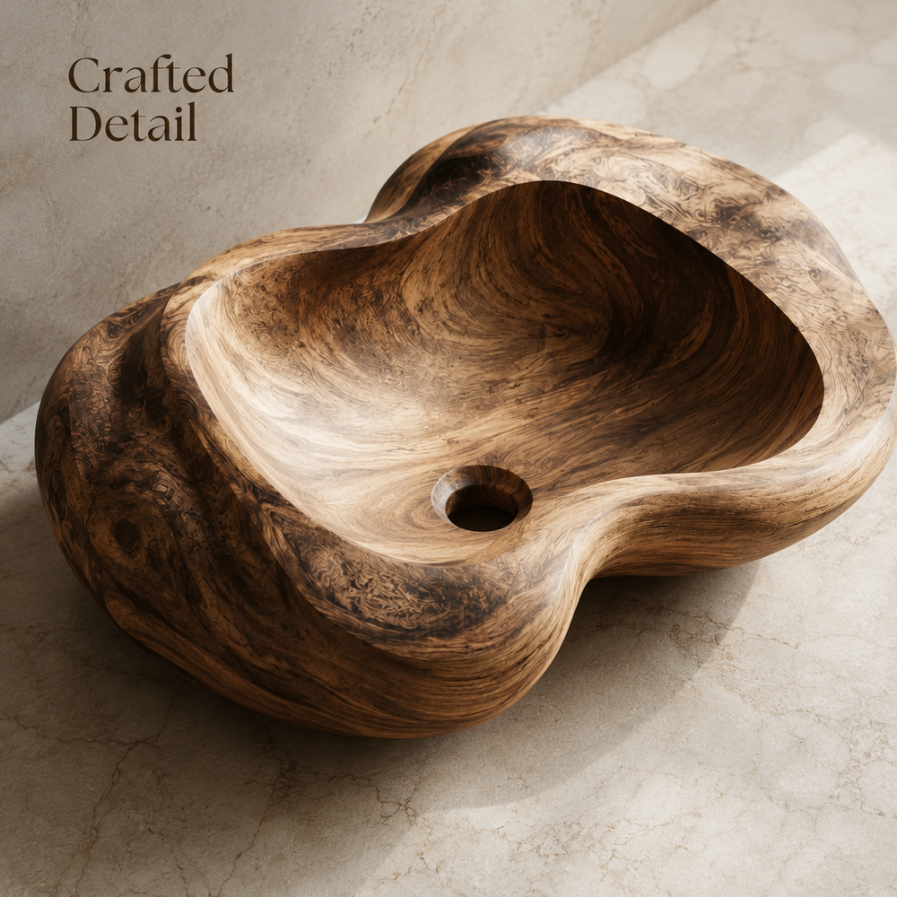 Liora Hand-Finished Vessel Sink - Design 024 - product image 06