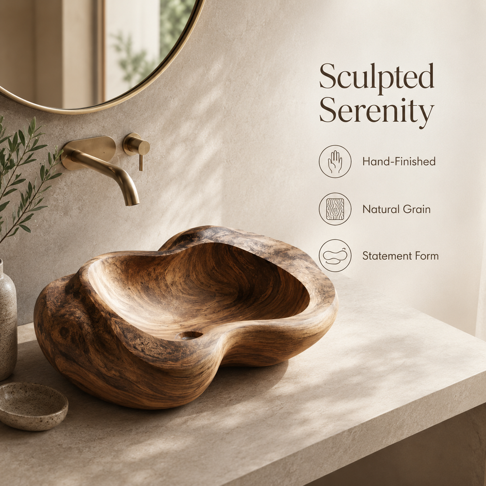 Liora Hand-Finished Vessel Sink - Design 024 - product image 09