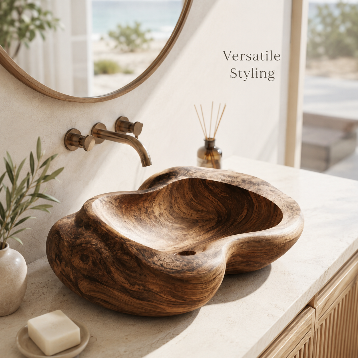 Liora Hand-Finished Vessel Sink - Design 024 - product image 10