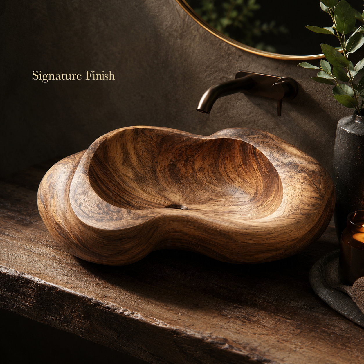 Liora Hand-Finished Vessel Sink - Design 024 - product image 11
