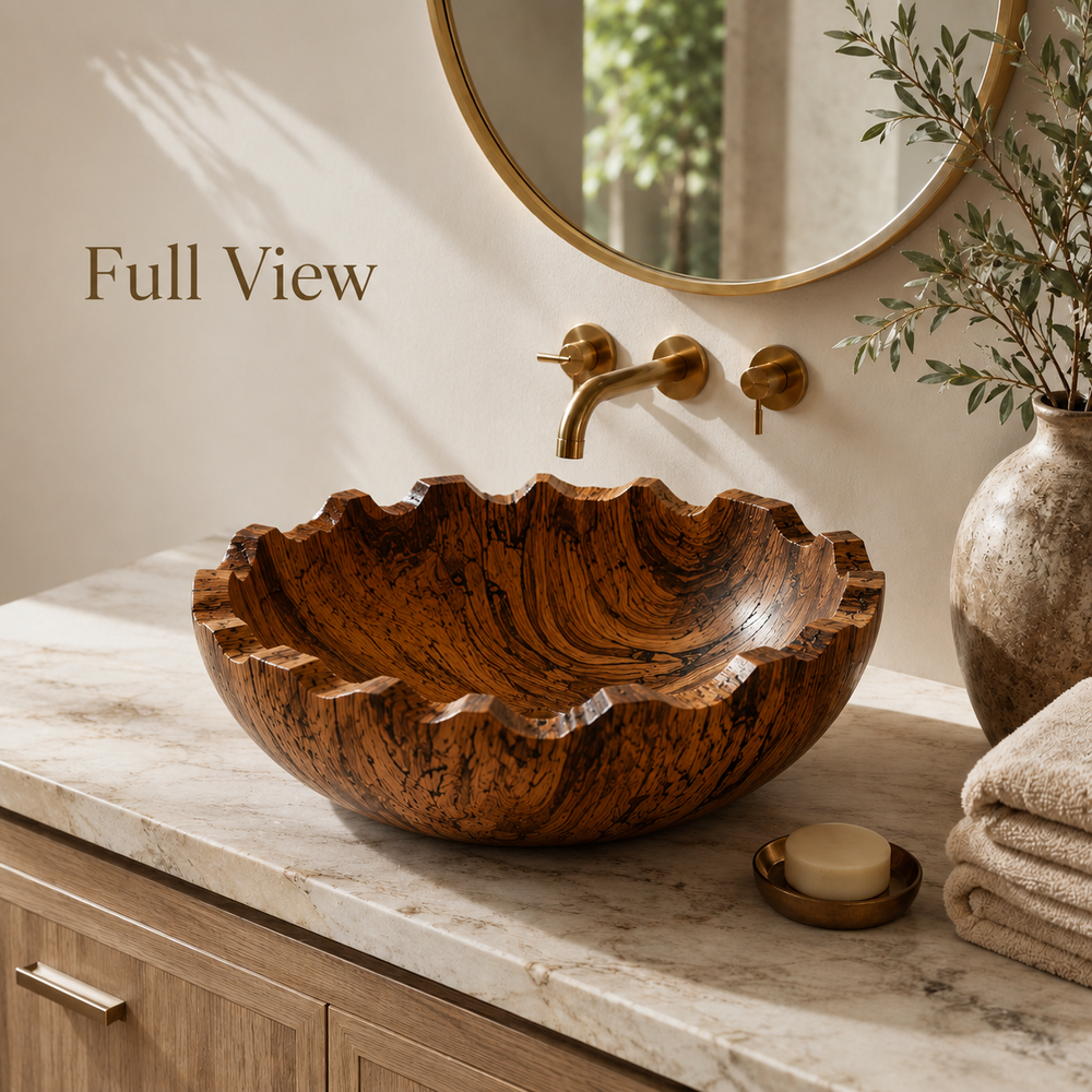 Arden Natural Stone Vessel Sink - Design 025 - product image 03